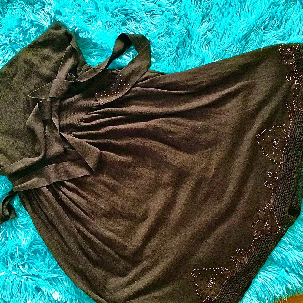 Super Chic Cashmere & Silk Strapless Dress